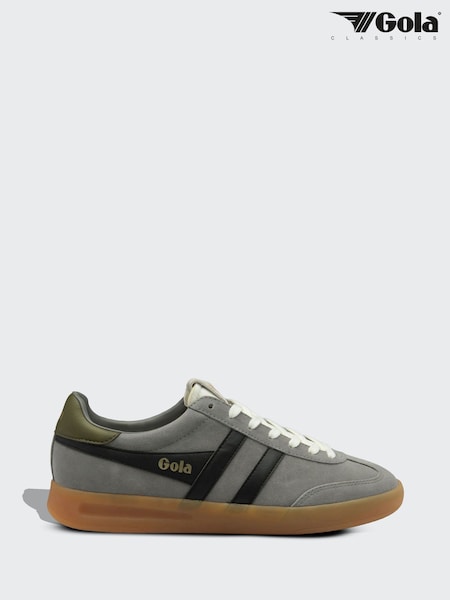 Gola Evergreen Navy Burgundy Gum Mens Cyclone Trainers (AD0714) | £90
