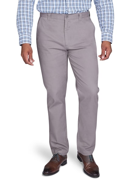 Raging Bull Grey Classic Chino Trousers (AD0901) | £70
