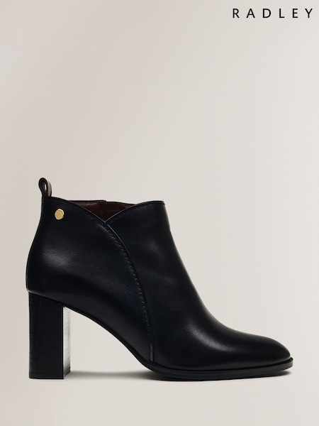 Radley London Tulip Street Curve Black Booties (AD0913) | £149