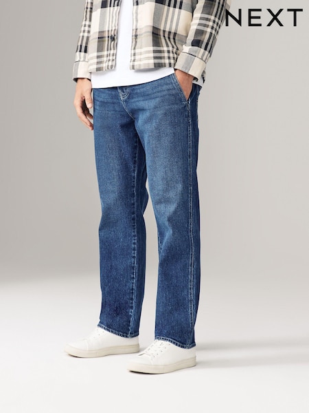 Mid Blue Denim Carpenter Jeans (AD0990) | £32