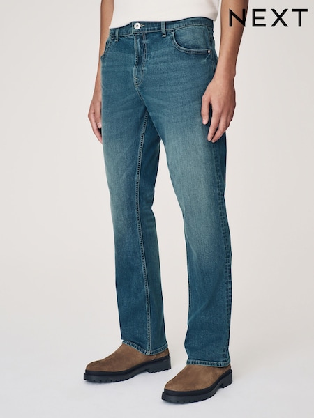 Blue Light Tint Bootcut Classic Stretch Jeans (AD1000) | £28