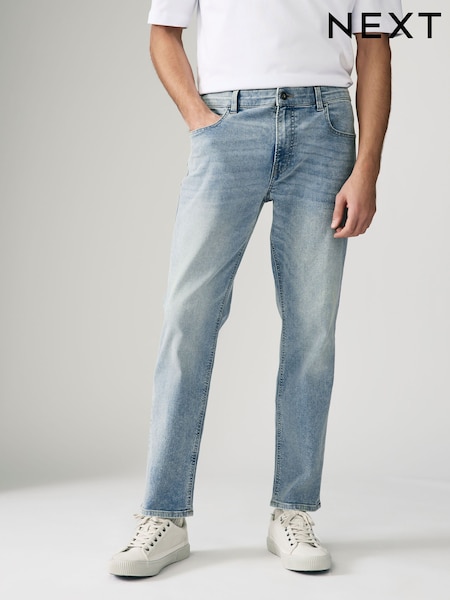 Blue Vintage Single Slim Fit Classic Stretch Jeans (AD1045) | £28