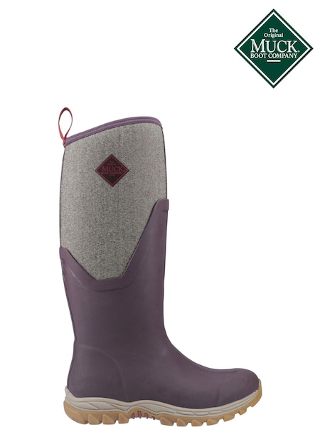Muck Boots Purple Arctic Sport II Tall Wellies (AD1157) | £150