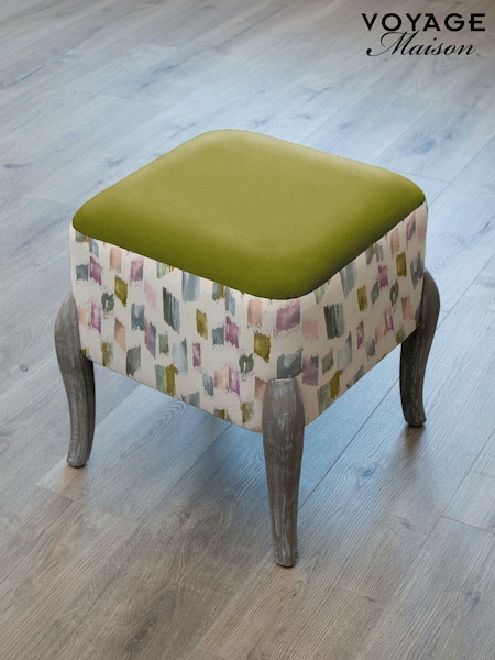 Voyage Maison Arwen Meadow Ralf Square Footstool (AD1268) | £95