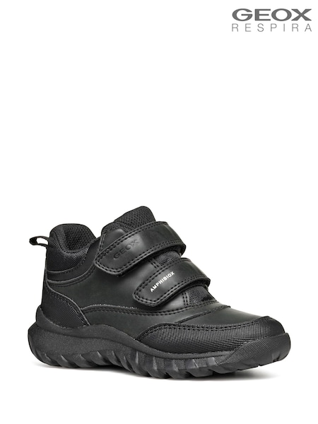 Geox Boy J Simbyos ABX Black Shoes (AD1464) | £70