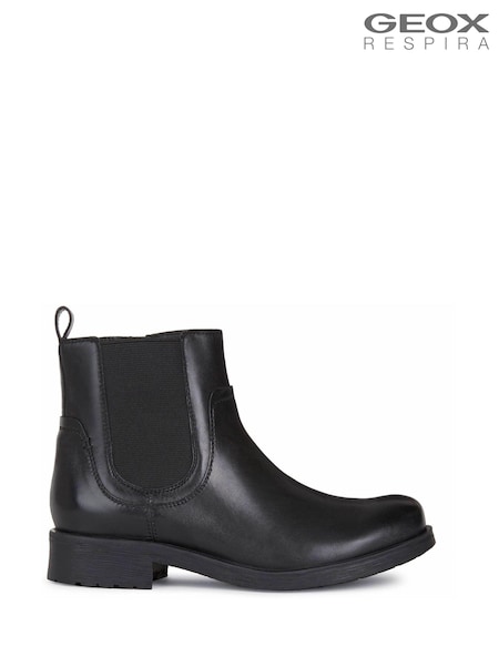 Geox D Rawelle Ankle Black Boots (AD1508) | £110
