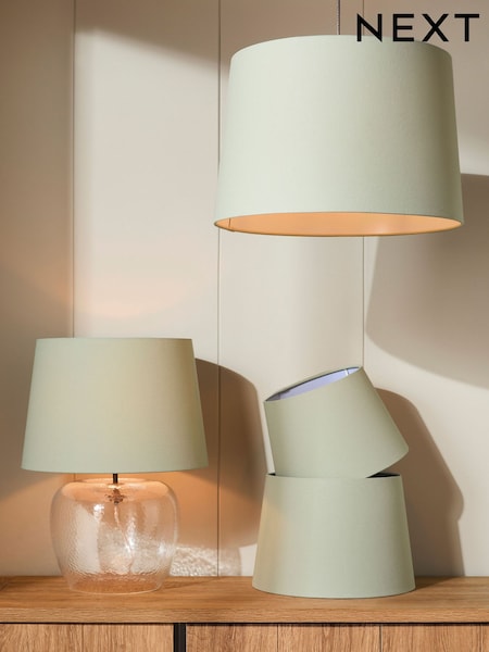 Sage Green Lamp Shade Ceiling Light (AD1858) | £18 - £25