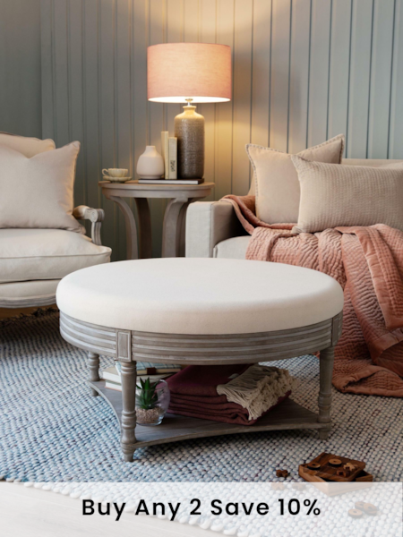 Voyage Maison Stone Brown Maurice Storage Ottoman (AD2092) | £270