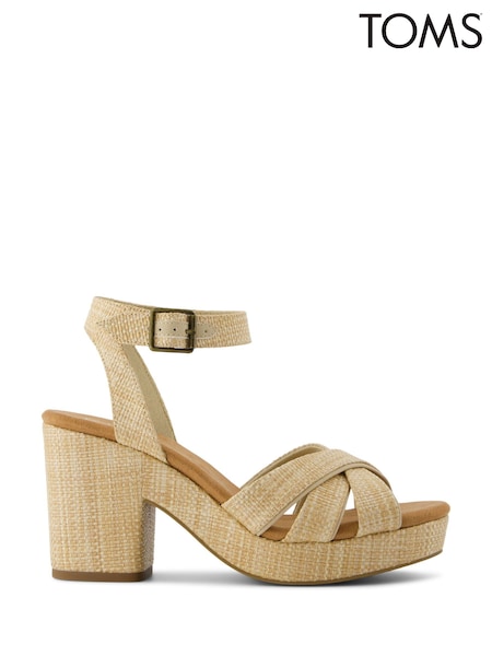 TOMS Natural Majorca Suede Strappy Sandals (AD2283) | £100