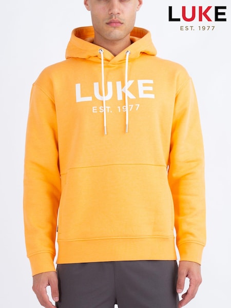 Luke 1977 Orange Grand Nectarine Hoodie (AD2435) | £65
