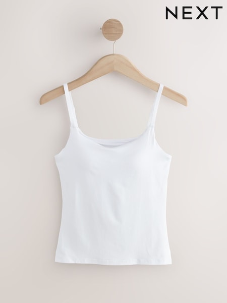 White Hidden Support Cami Top (AD2451) | £26