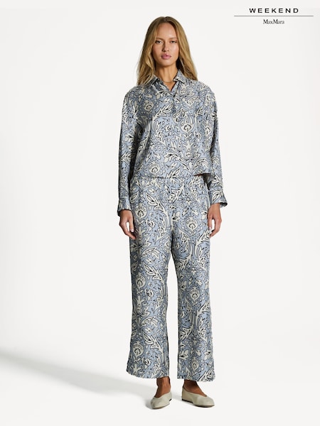 Weekend MaxMara Purple Eusebio Trousers (AD2557) | £330