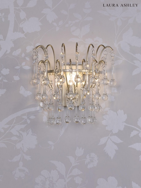 Laura Ashley Champagne Willow Wall Light (AD2636) | £99
