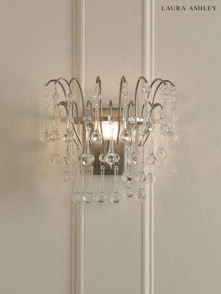 Laura Ashley Pewter Willow Wall Light (AD2643) | £99