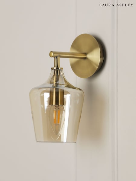 Laura Ashley Antique Brass Ockley Wall Light (AD2666) | £80