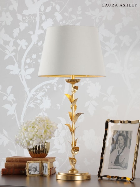 Laura Ashley Gold Leaf Halton Table Lamp (AD2670) | £120