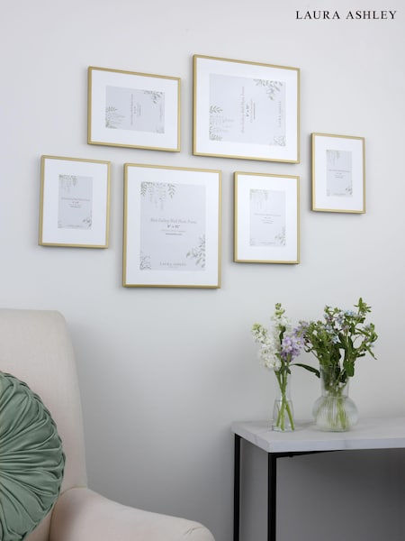 Laura Ashley Set Of 6 Alisa Gallery Photo Frames (AD2685) | £130