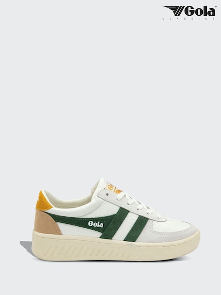 Gola White Evergreen Sun Womens Grandslam Trident Trainers (AD2983) | £85