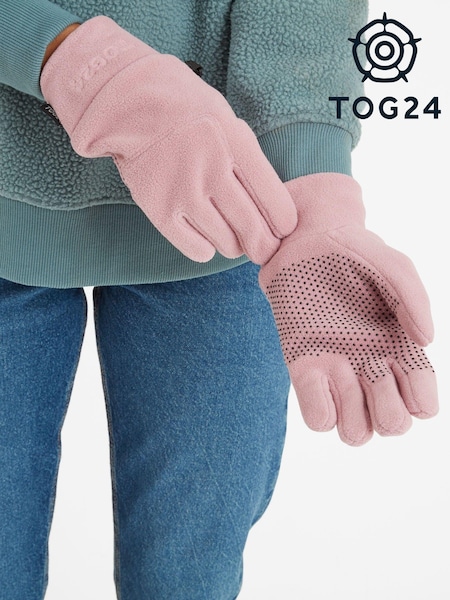 Tog 24 Pink Stride Microfleece Gloves (AD3010) | £24