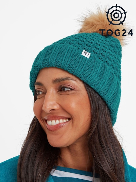 Tog 24 Teal Blue Keeley Winter Knit Hat (AD3039) | £24