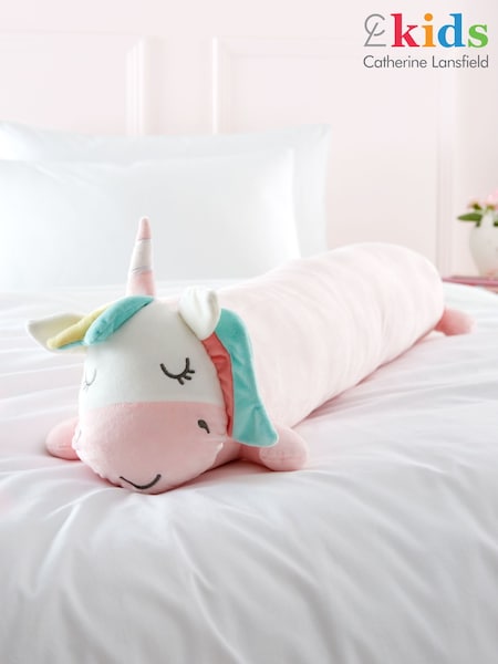 Catherine Lansfield Pink Cuddle Friends Unicorn 3D Cushion (AD3420) | £22