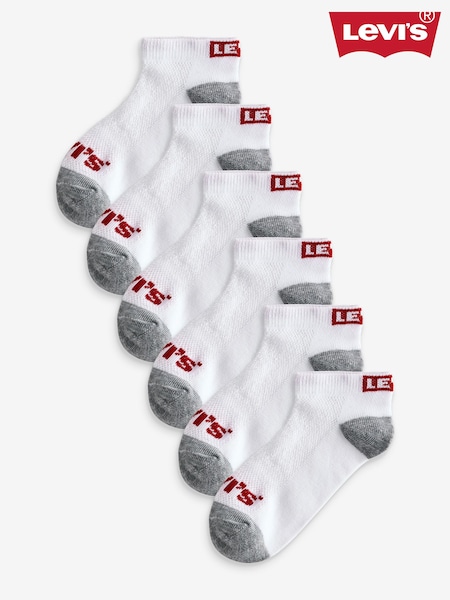 Levi's White Socks 6 Pack (AD3669) | £15