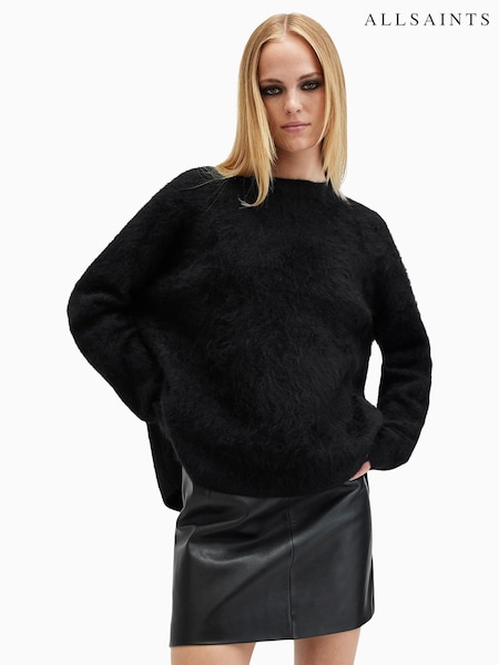 AllSaints Black Rebel Crew Neck (AD3716) | £299