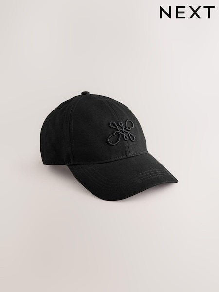 Black High Build Embroidery Cap (AD3800) | £12