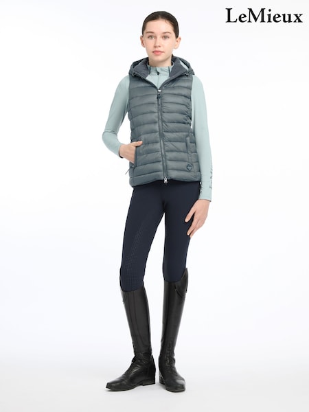 Young Rider Milly Puffer Petrol Gilet (AD4168) | £50