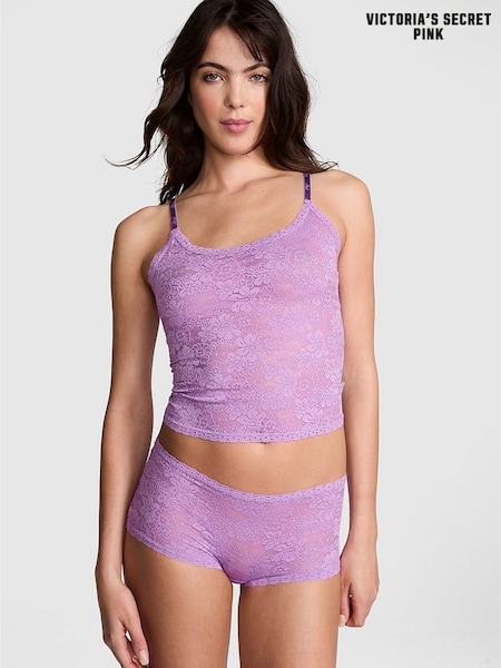 Victoria's Secret PINK Grape Taffy Purple Pyjama Cami Top (AD4226) | £25