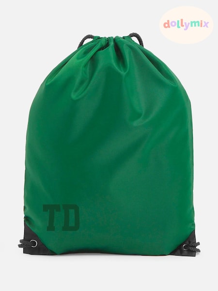 Dollymix Green Personalised Gym Bag (AD4477) | £10