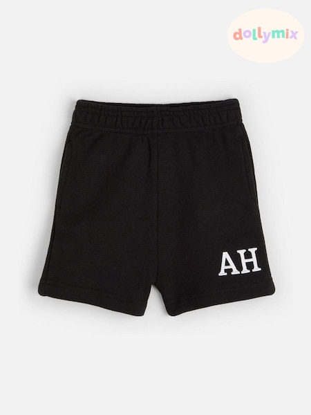 Dollymix Baby Personalised Black Shorts (AD4478) | £17