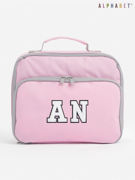 Alphabet Pink Personalised Lunch Cooler Bag (AD4483) | £18