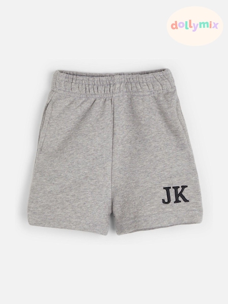 Dollymix Baby Grey Personalised Shorts (AD4485) | £17