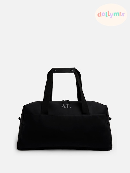 Dollymix Personalised Weekend Black Bag (AD4486) | £54