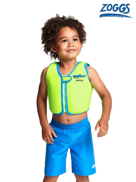 Zoggs Green Swim Jacket Neoprene Buoyancy Vest (AD4642) | £22