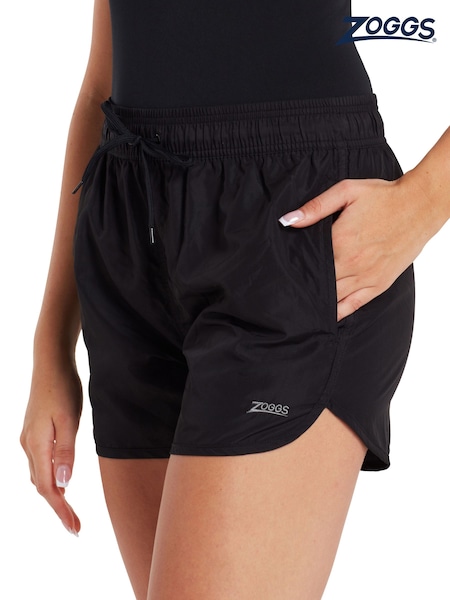 Zoggs Ladies Indie Swim Black Shorts (AD4646) | £25
