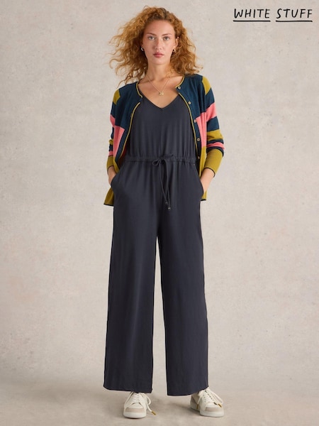 White Stuff Grey Jasmine Jersey Jumpsuit (AD4752) | £59