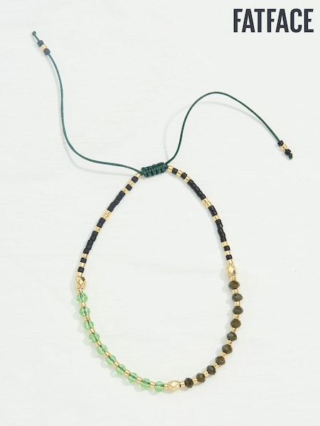 FatFace Green Bead Bracelet (AD4931) | £8.50