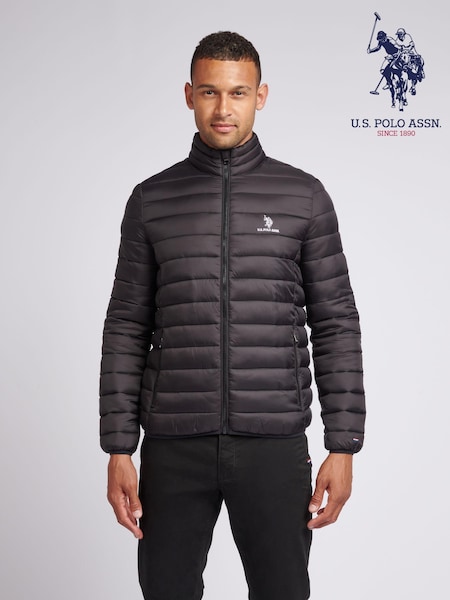 U.S. Polo Assn. Mens Lightweight Bound Quilted Jacket (AD5179) | £95