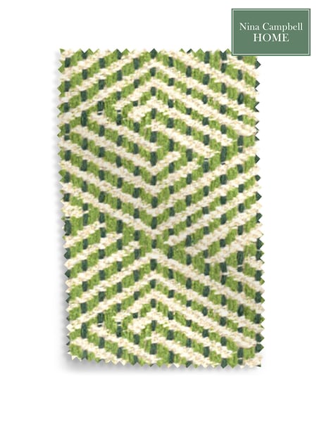 Nina Campbell Forest Green Briar Upholstery Swatch (AD5254) | £0
