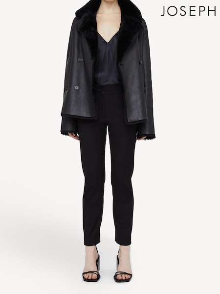 Joseph Black Coleman Slim Gabardine Stretch Trousers (AD5316) | £295