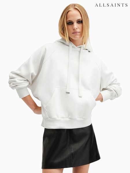 AllSaints White Talon Underground Hoodie (AD5415) | £139