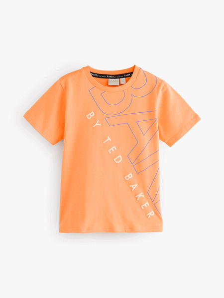 Baker by Ted Baker 100% Cotton Back Graphic T-Shirt (AD5508) | £16 - £22
