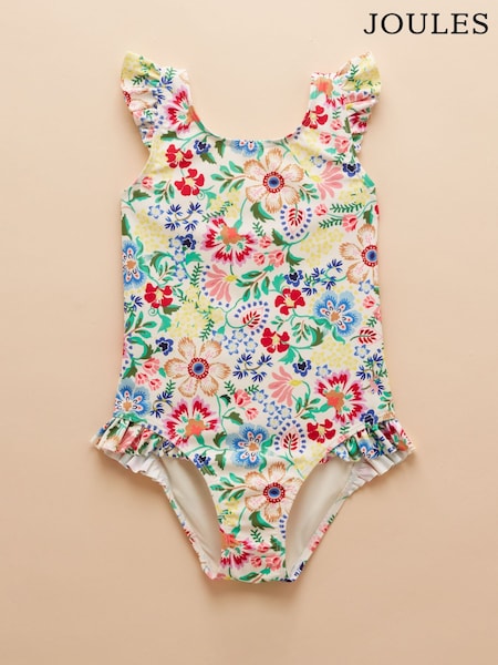Joules Splash Multi Printed Swimsuit (AD5622) | £16 - £18