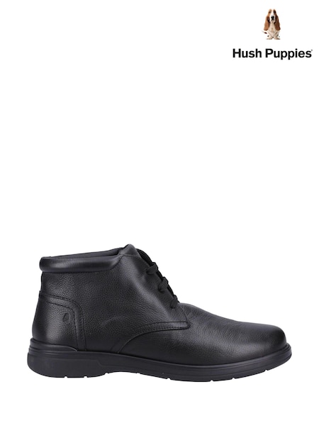 Hush Puppies Malcolm Black Boots (AD5945) | £85