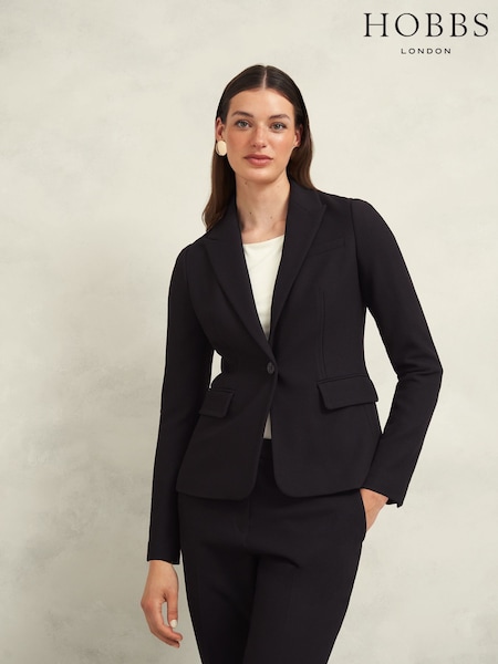Hobbs Black Petite Mia Jacket (AD6308) | £169