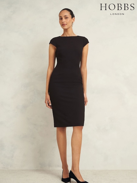Hobbs Black Mia Dress (AD6348) | £139