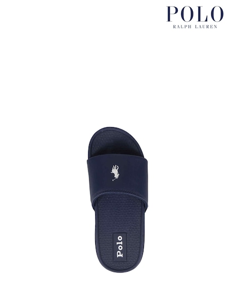 Polo Ralph Lauren Navy Kids Fairview Sliders (AD6791) | £45
