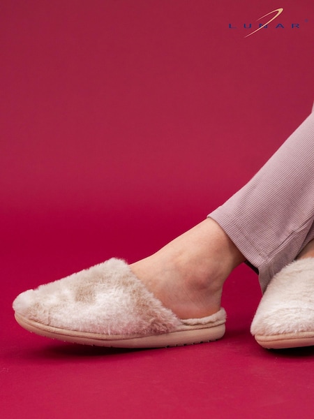 Lunar Lazy Dogz Salla Fluffy Mule Slippers (AD7119) | £35